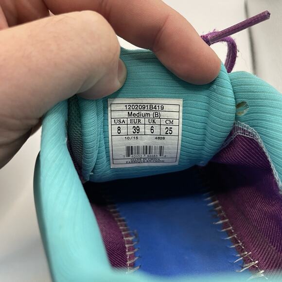 Brooks Transcend 3 Women’s Running Shoes Size 8 1202091B419 Blue Purple Silver - Picture 6 of 8